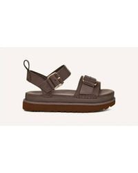 UGG - Goldenstar Villa Nubuck/Leather Sandals - Lyst