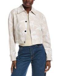 BOSS - Linen-Blend Blazer - Lyst