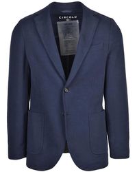 Circolo 1901 - Unlined Stretch Cotton Sweatshirt Jacket - Lyst