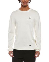 RTA - Wool & Silk-Blend Crewneck Sweater - Lyst