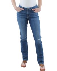 7 For All Mankind - Kimmie Denim High Rise Straight Leg Jeans - Lyst