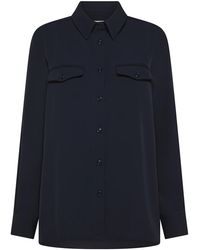 Cruna - Button-Down Flap Pocket Cotton Overshirt - Lyst