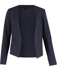 Theory - Collarless Jacket - Lyst