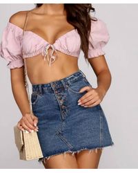 O.VIANCA - Crop Top - Lyst