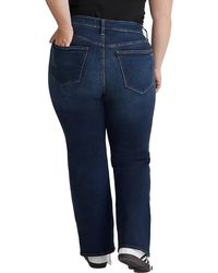 Madewell - Plus Skinny Dark Wash Flare Jeans - Lyst