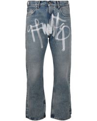 Off-White c/o Virgil Abloh - Graffiti Skate Fit Jeans - Lyst