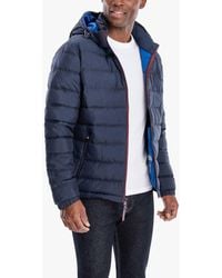London Fog - Plainfield Hooded Puffer Jacket - Lyst