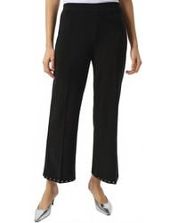 Joseph Ribkoff - Studded Wide Leg Ankle Pants - Lyst