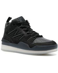 Moncler - Pivot Mid High Top Sneakers - Lyst