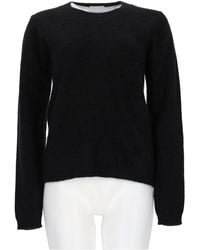 P.A.R.O.S.H. - Soft-Fuzzy Pullover Sweater With Round Neckline - Lyst