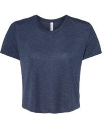 Bella Canvas - Flowy Crop Tee - Lyst