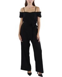 Tahari - Wide Leg Off The Shoulder Jumpsuit - Lyst