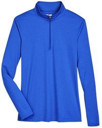 Team 365 - Zone Sonic Heather Performance Quarter-Zip Pullover - Lyst
