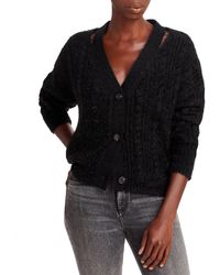 Lucy Paris - Camden Cut-out Button-down Cardigan Sweater - Lyst