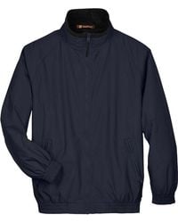 Harriton - Fleece Lined Nylon Jacket - Lyst