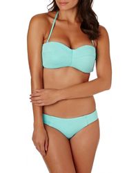 Seafolly - Solid Quilted Bustier Bikini Top - Lyst