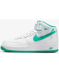 Nike - Air Force 1 Mid '07 Dv0806-102 White Clear Jade Sneaker Shoes Pop33 - Lyst