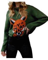 Panache - Fox Sweater - Lyst