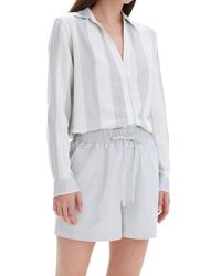 Chrldr - Striped Frida Linen Shirt - Lyst