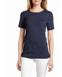 Three Dots - Short Sleeve Crew Neck T-shirt - Lyst
