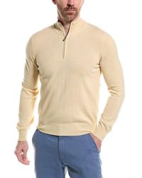 Brunello Cucinelli - Quarter-zip Cashmere Sweater - Lyst