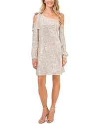Cece - Sequined One Shoulder Cocktail And Party Dress - Lyst