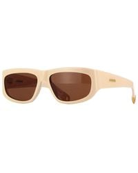 Jacquemus - Sunglasses Square Full Rim, Shiny Frame And Lens Jac/2C1 - Lyst