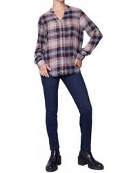 Charlie b - Button-Down Plaid Blouse - Lyst
