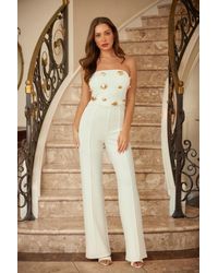 TRUEDAMES - Multi Flat Mirror Stone Jumpsuit - Lyst