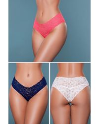 TRUEDAMES - Fashnzfab Nessa Brief 3 Pack - Lyst