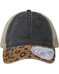 Infinity Her - Printed Visor With Mesh Back Cap - Lyst