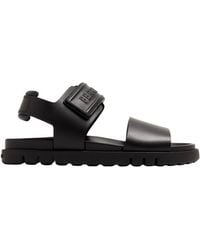 Ferragamo - Double Strap Sandals - Lyst