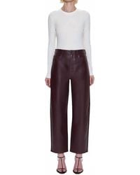 Pistola - Jett High Rise Bowed Straight Pant - Lyst