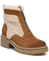 Naturalizer - Jett Suede lugged Sole Ankle Boots - Lyst