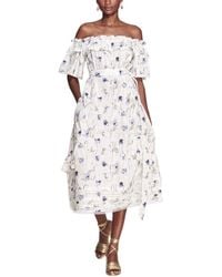 Marchesa - Rosie Printed Dress - Lyst