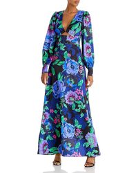 AFRM - Floral Print Long Maxi Dress - Lyst