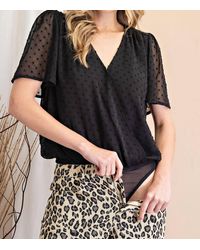 Eesome - Tufted Dots Bodysuit-blouse - Lyst