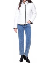 Charlie b - Quilted Puffer Jacket With Removable Hood - Lyst