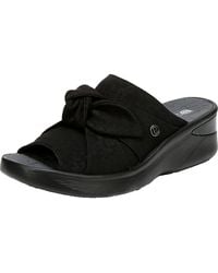 Bzees - Smile Bow Slip On Wedges - Lyst
