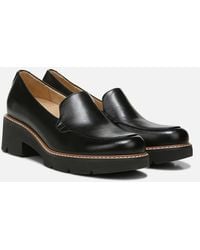 Naturalizer - Cabaret Loafers Leather Lug Sole Slip On Rhs8279 - Lyst