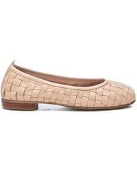 Xti - Carmela Leather Collection Braided Flats By - Lyst