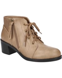 Easy Spirit - Becker Zipper Faux Leather Ankle Boots - Lyst