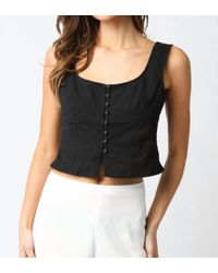 Olivaceous - Winnie Button Top - Lyst