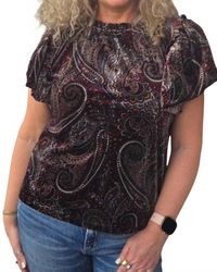 Ivy Jane - Paisley Flounce Blouse - Lyst