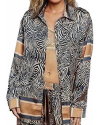 Pol - Striped Woven Shirt - Lyst