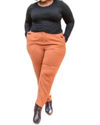 Mittoshop - Here For It Long Sleeve Ribbed Crop Top - Lyst