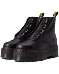 Dr. Martens - Sinclair Max 27358001 Boot Woblack Leather Platform Rhs5289 - Lyst
