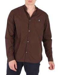 Undercover - Patch Detail Ruched Cotton Shirt - Lyst