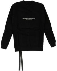Unravel Project - Cotton Slogan Print Longline Sweatshirt - Lyst