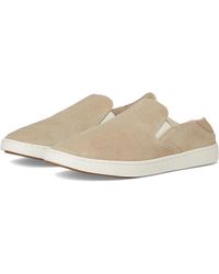 Olukai - Pehuea Luxe Tapa Suede Round Toe Slip-On Comfort Shoes Ver440 - Lyst
